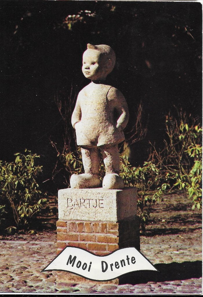 Drente Bartje gelopen ansichtkaart ( 1082 ), Ophalen of Verzenden, 1980 tot heden, Gelopen