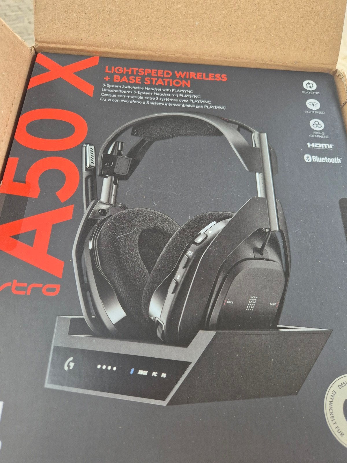 Logitech Astro A50X Lightspeed Wireless Gaming Headset, Computers en Software, Headsets, Ophalen of Verzenden