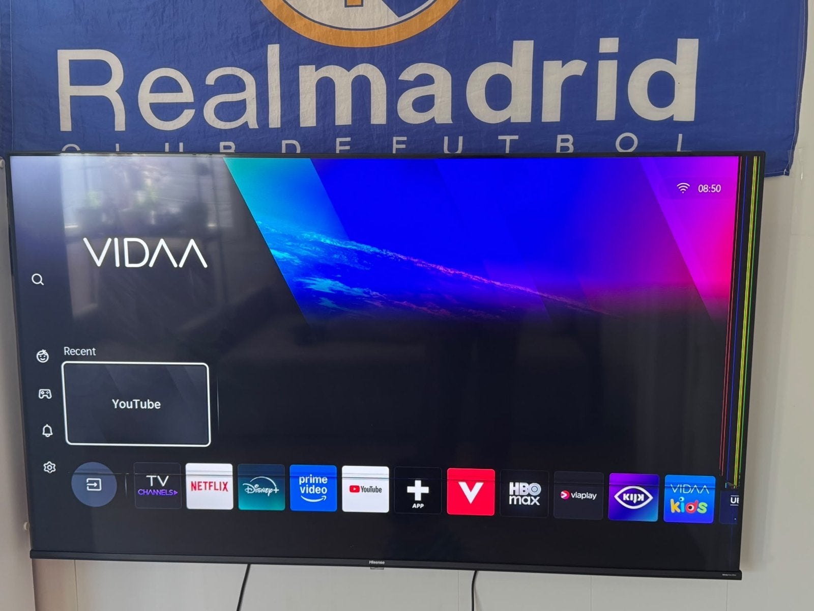 Hisense 58E71Q QLED (2025) - Defect / Voor onderdelen, Audio, Tv en Foto, Overige merken, QLED, 50 Hz, Ophalen of Verzenden