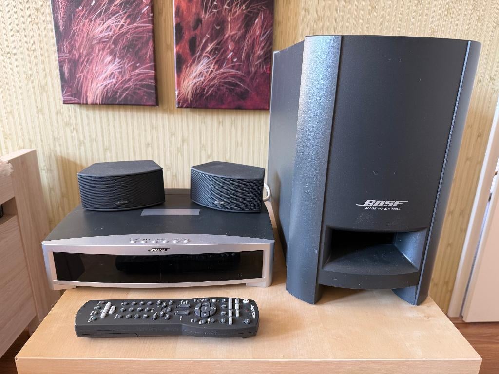 BOSE AV 3-2-1 II GSXL Media Center (bieden vanaf € 30), Audio, Tv en Foto, Home Cinema-sets, 70 watt of meer, Zo goed als nieuw
