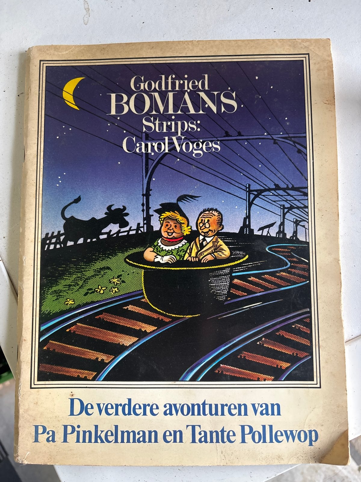 Godfried Bomans Strips: Pa Pinkelman en Tante Pollewop, Boeken, Eén stripboek, Ophalen of Verzenden, Gelezen