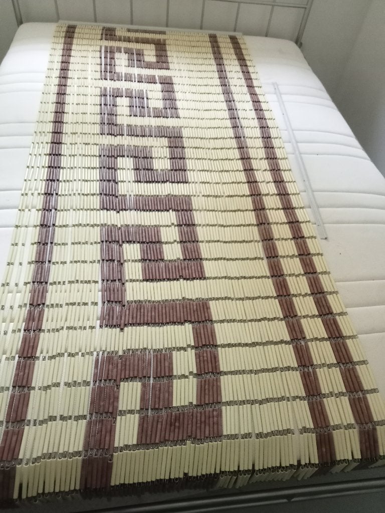 NIEUW SUN ARTS HULZEN VLIEGENGORDIJN PATROON CREME BRUIN, Ophalen, 90 cm, Overige merken, 210 cm