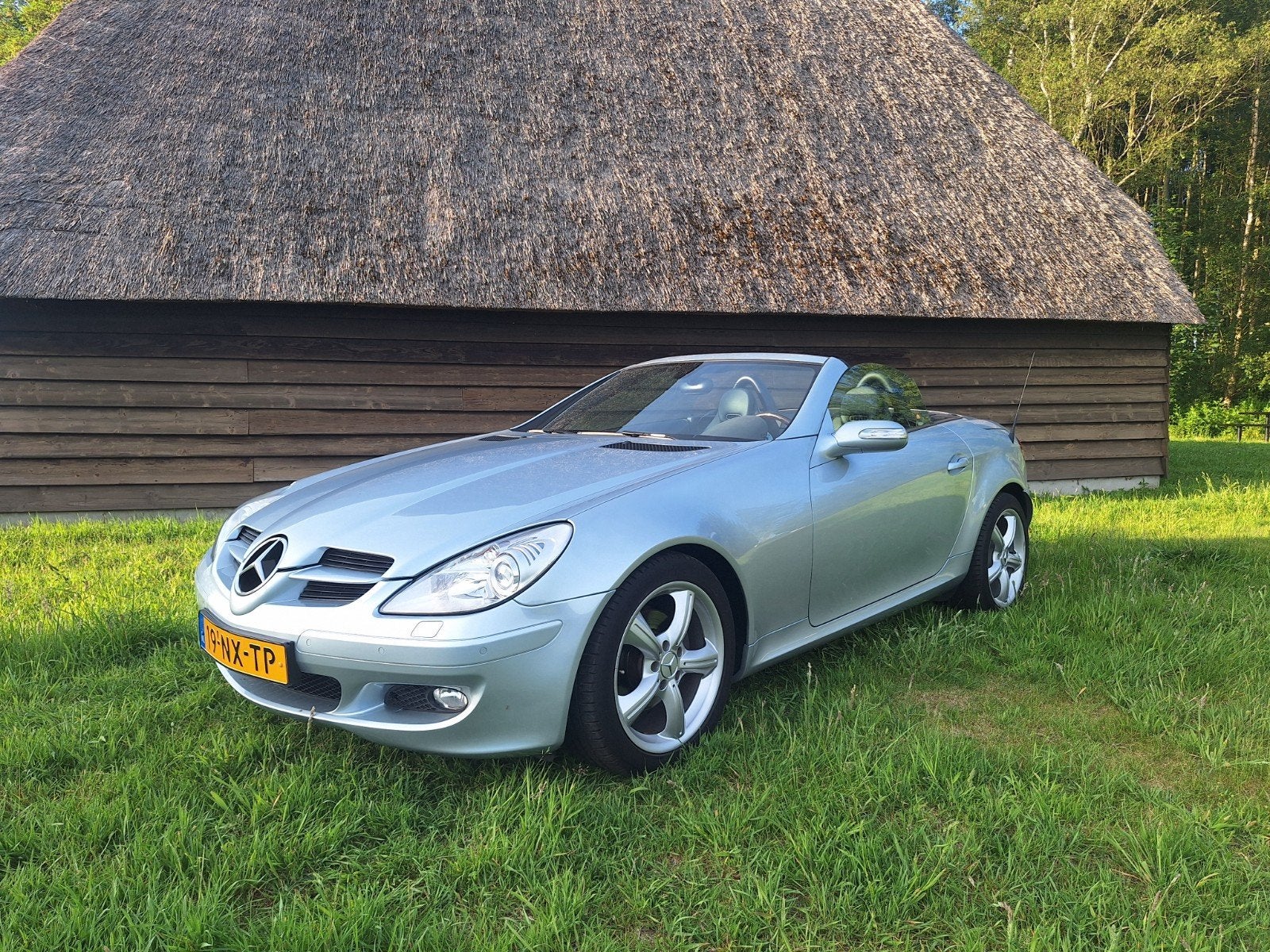 Mercedes-Benz slk 200, Automaat, Achterwielaandrijving, Zwart, Cabriolet