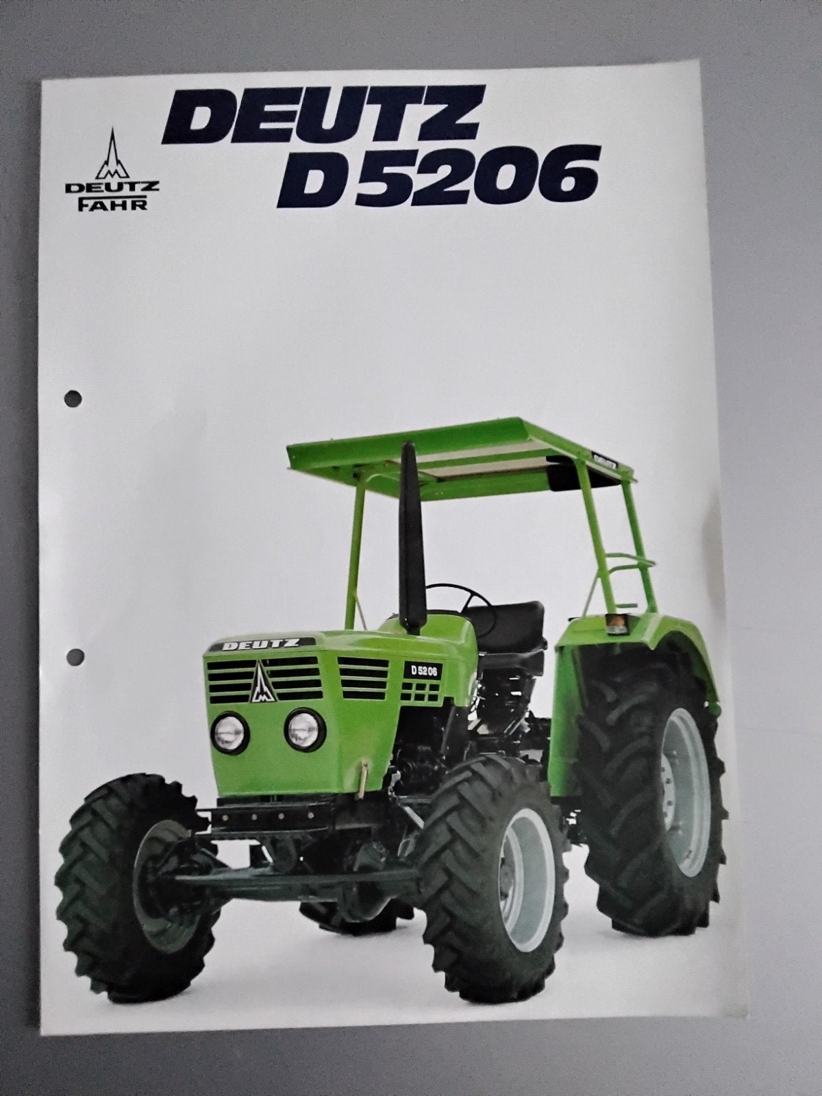 DEUTZ FAHR FOLDERS, Ophalen of Verzenden, Zo goed als nieuw