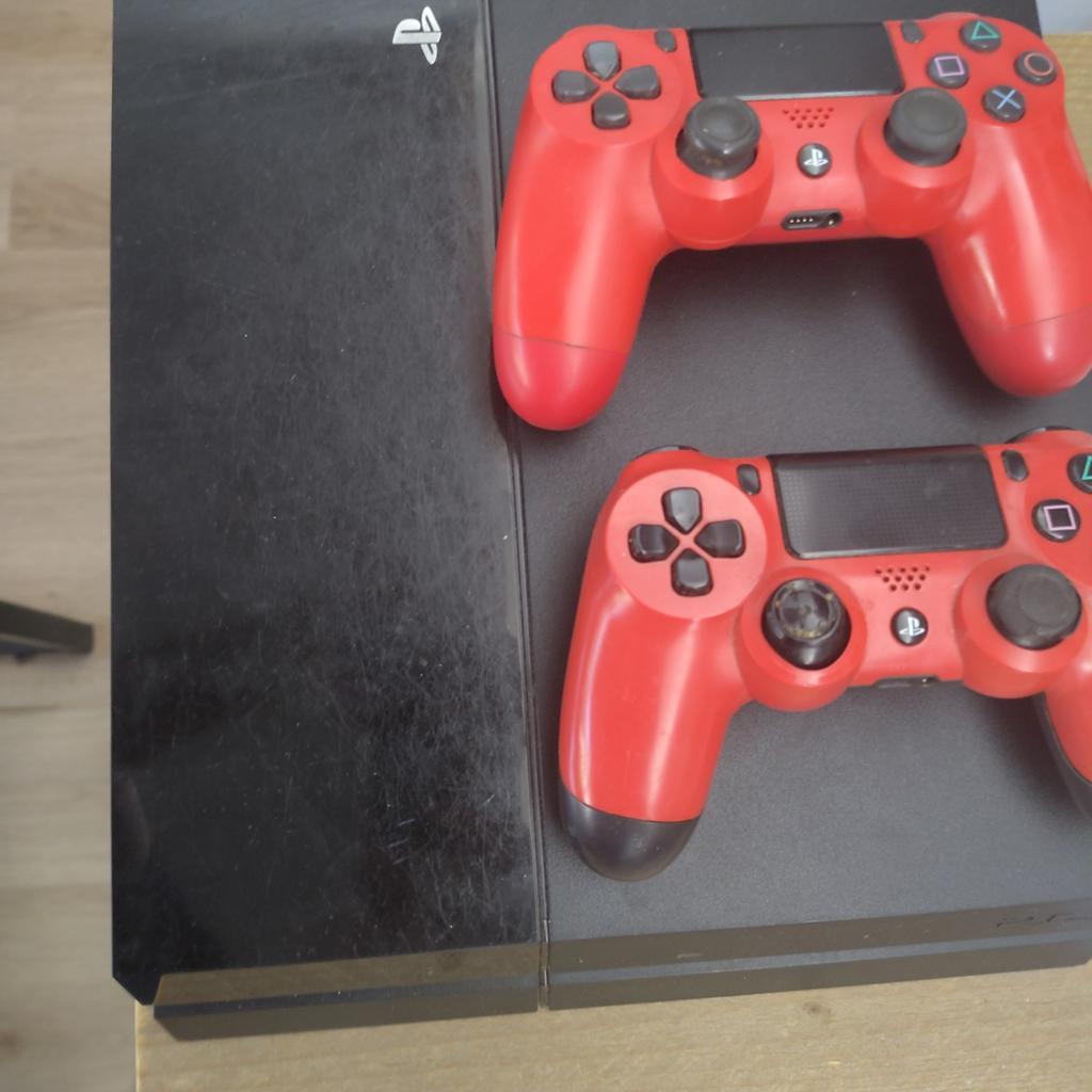 PlayStation 4 met 2 controllers (zonder kabels), Spelcomputers en Games, Spelcomputers | Sony PlayStation 4, Ophalen, Gebruikt