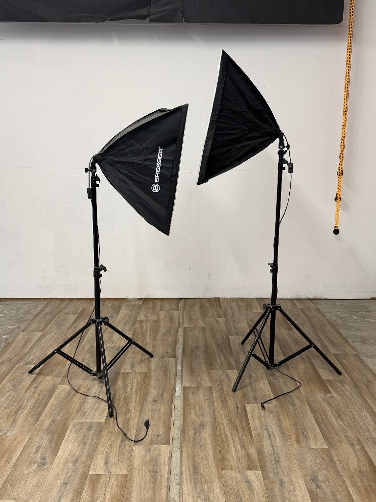 Bresser BR-170C LED Daylight Set, Ophalen, Lamp of Flitsset, Gebruikt, Inclusief lampen