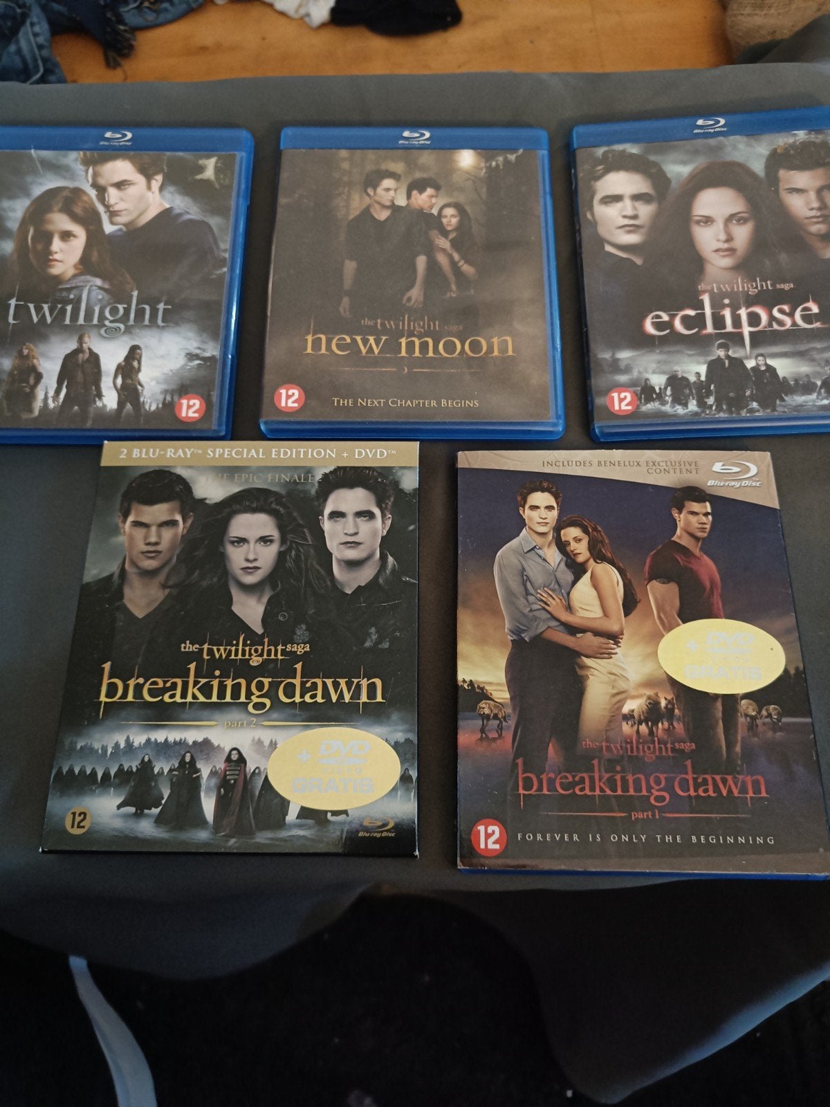 The Twilight Saga Complete Collection Blu-ray (5 films), Boxset, Ophalen of Verzenden, Blu-ray, Filmcollectie