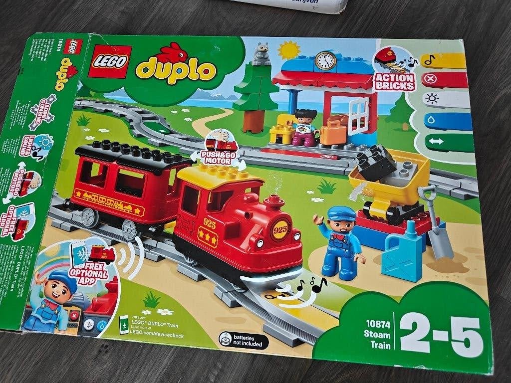 Duplo trein set, Kinderen en Baby's, Gebruikt, Overige thema's, Ophalen of Verzenden, Duplo