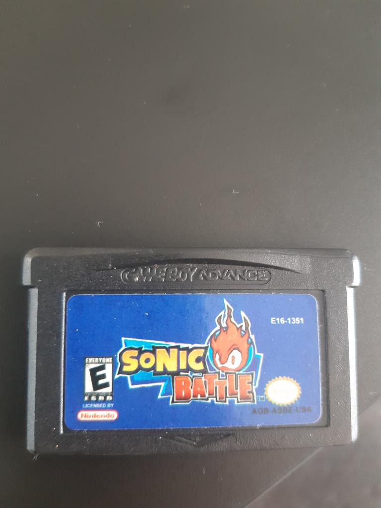 Sonic Battle - Game Boy Advance (GBA), Spelcomputers en Games, Games | Nintendo Game Boy, Ophalen, Gebruikt, Vechten, 1 speler