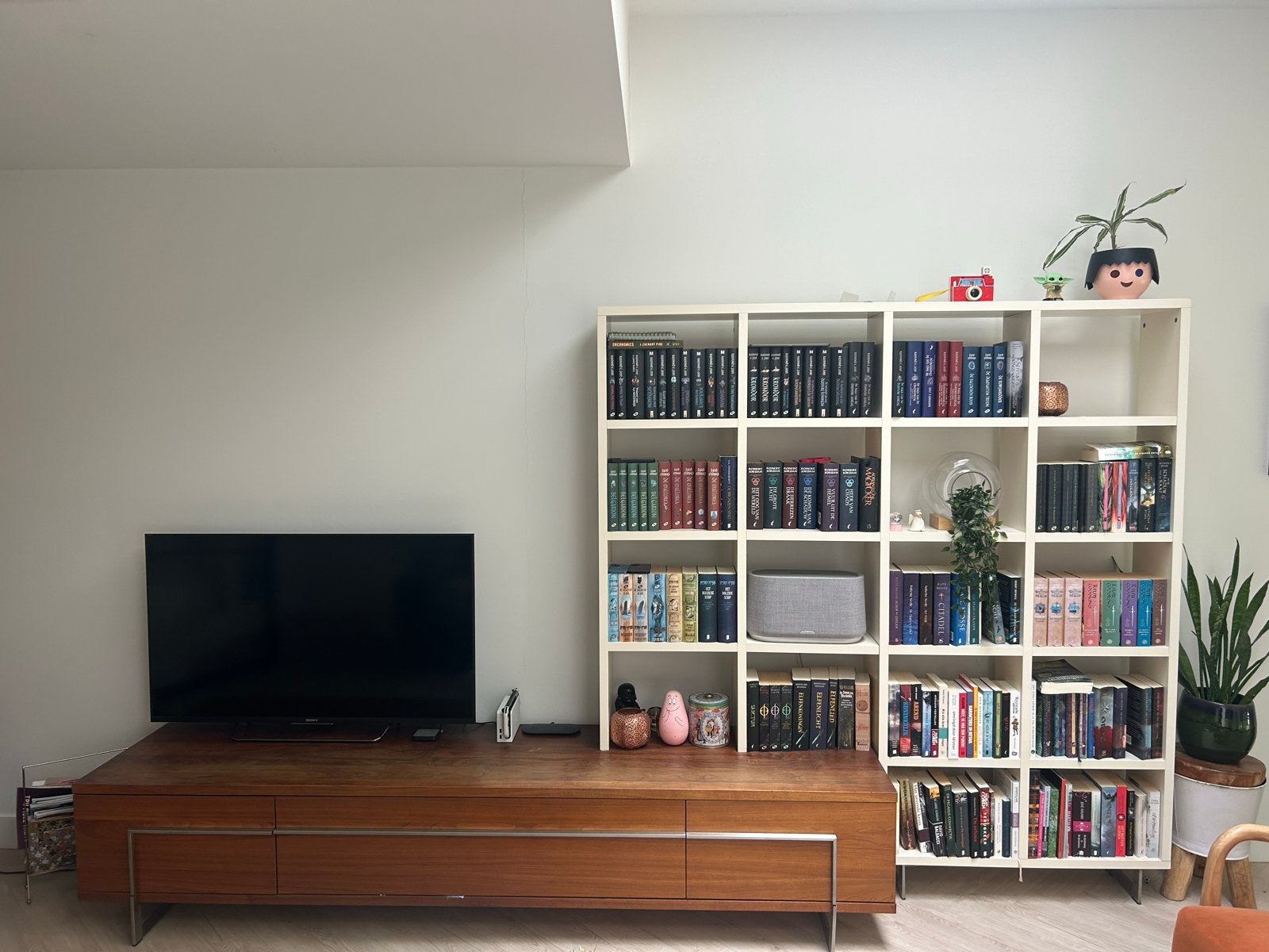Bert Plantagie TV-meubel met boekenkast, Ophalen, Gebruikt, 200 cm of meer, 150 tot 200 cm