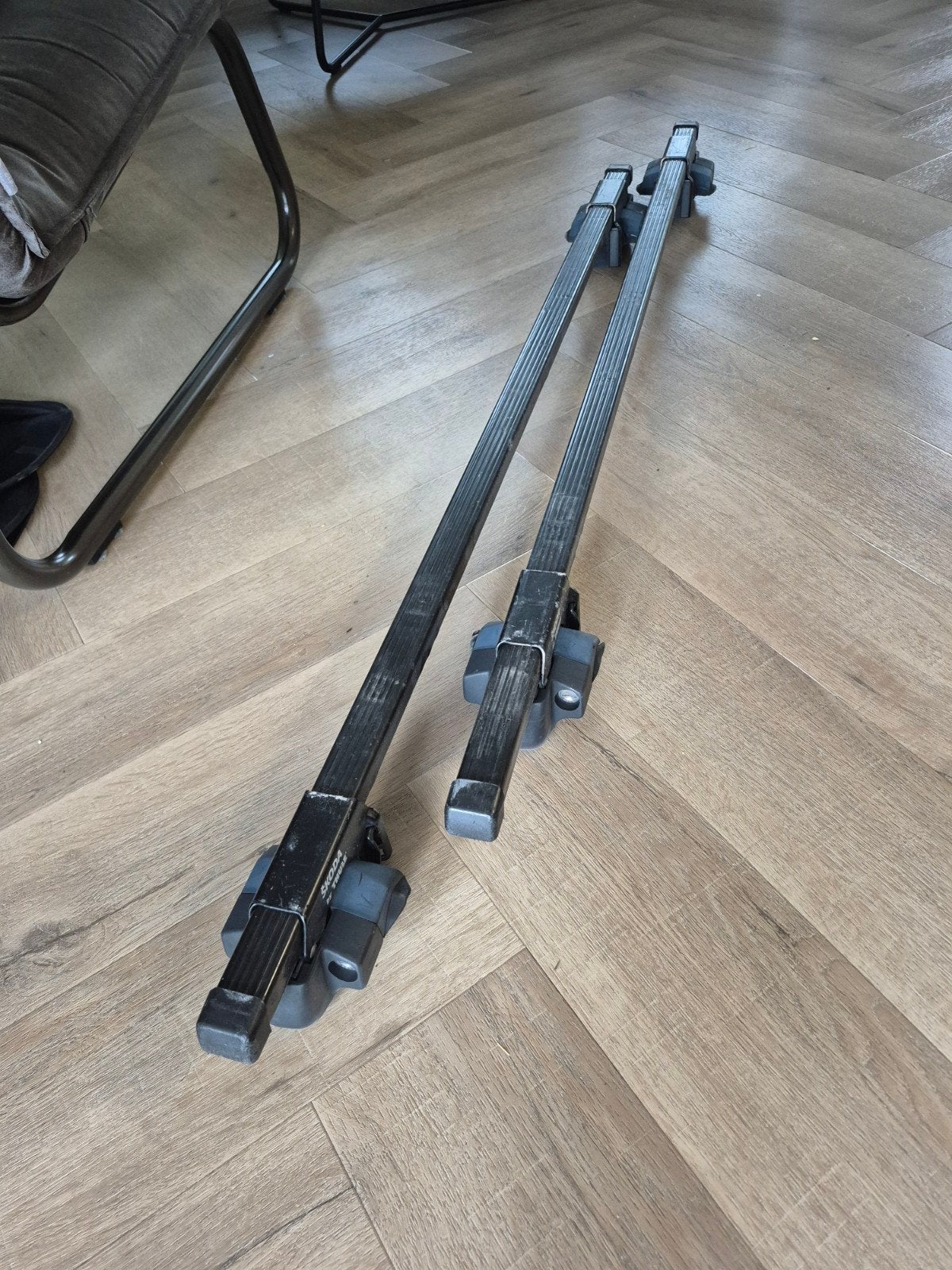 Dakdragers Thule tbv Skoda Octavia Combi (2018) - Square Bar, Auto diversen, Dakdragers, Ophalen, Gebruikt