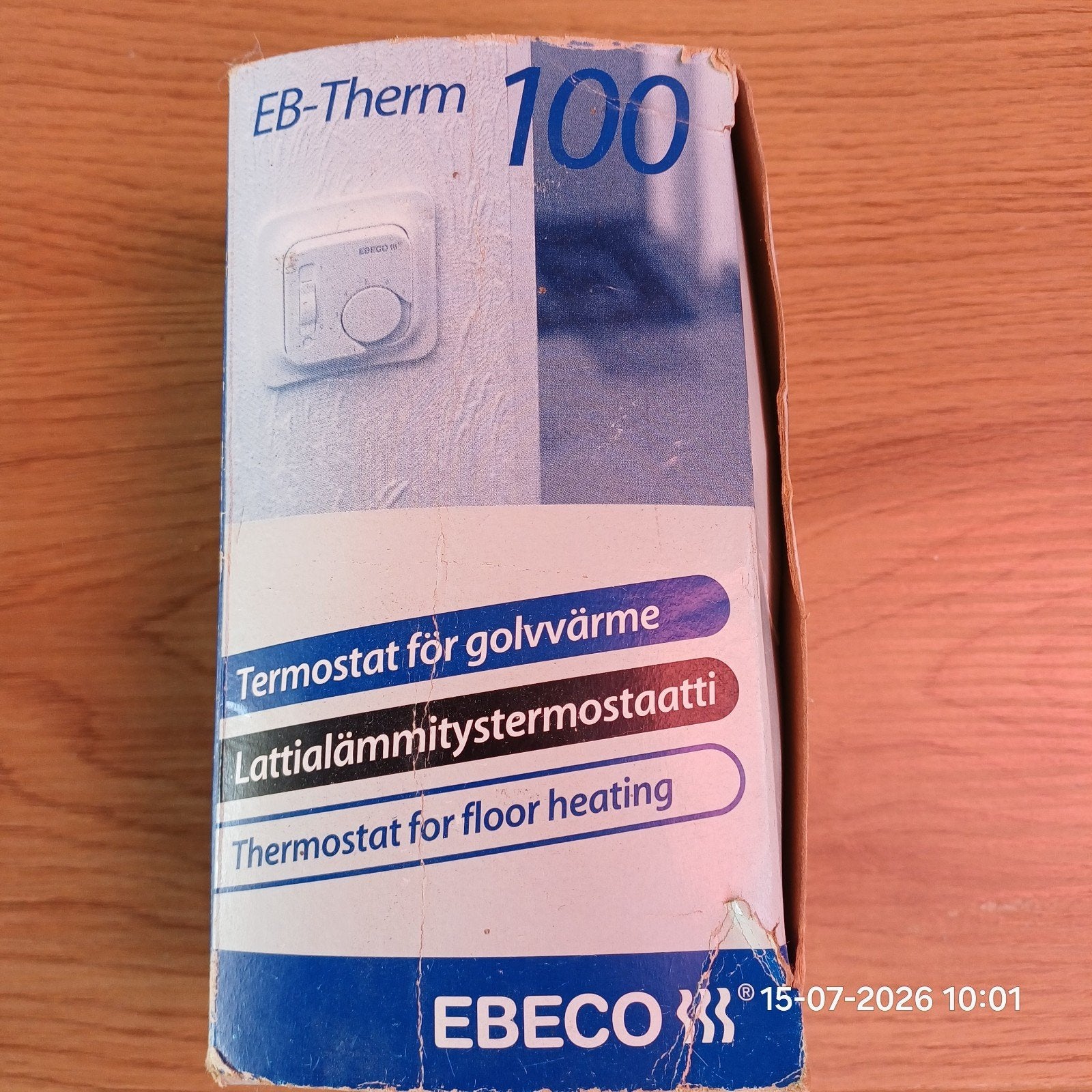 EB 100 thermostaat voor vloerverwarming, Doe-het-zelf en Verbouw, Thermostaten, Ophalen, Nieuw