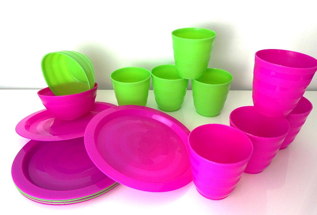 (Kinder) Camping / buiten servies 16 deelig, Ophalen of Verzenden, Nieuw