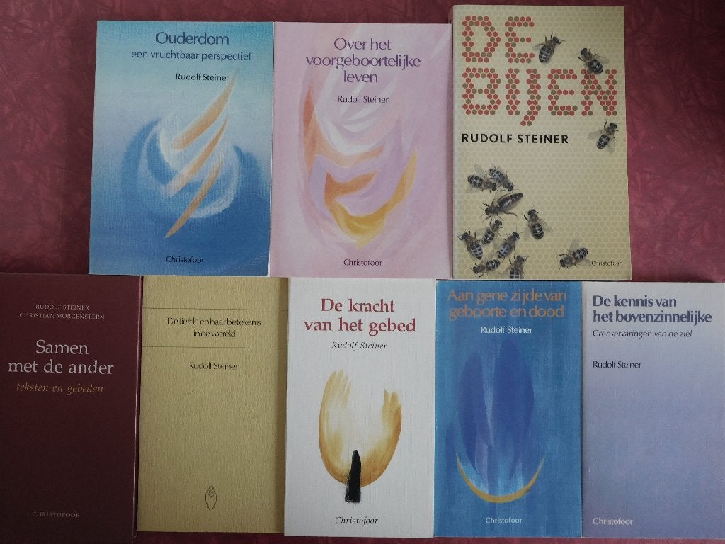 8x Rudolf Steiner Ouderdom  Over het voorgeboortelijke leven, Ophalen of Verzenden, Zo goed als nieuw, Overige onderwerpen, Achtergrond en Informatie