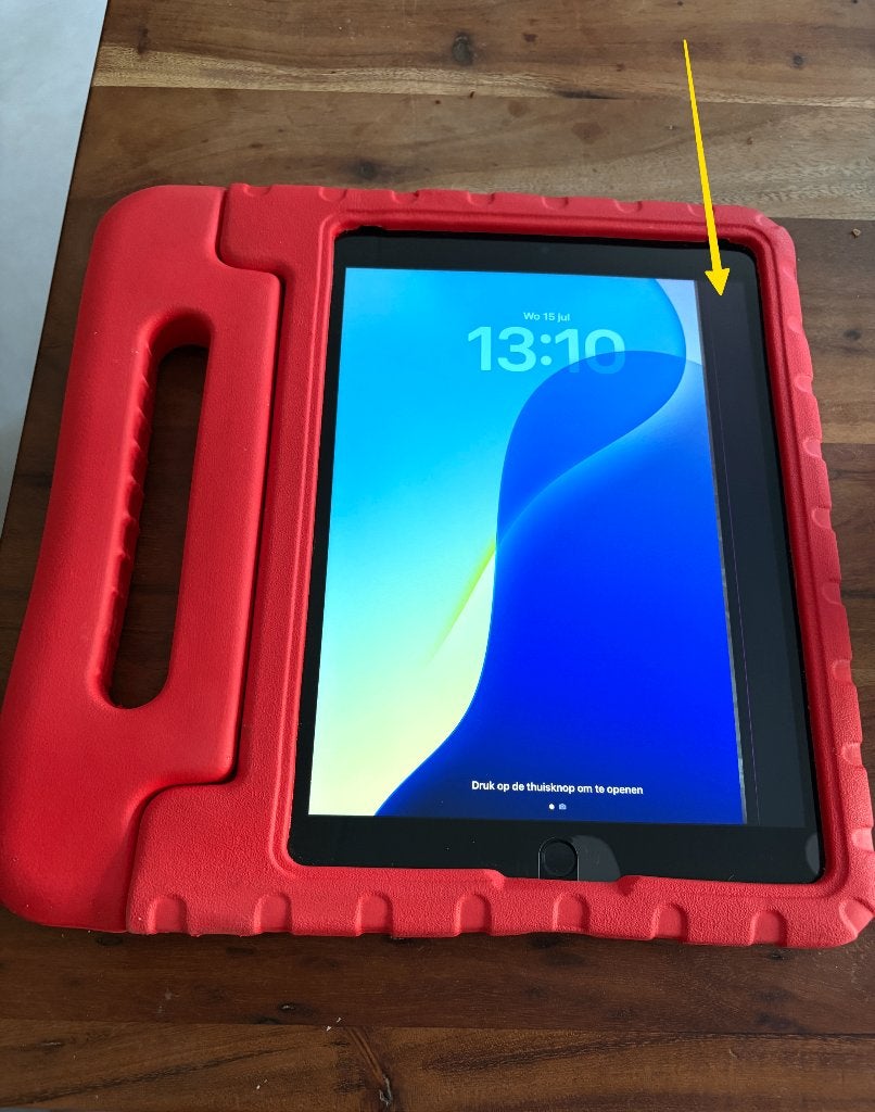 iPad 9 | 64GB 2022 | Gedeelte van scherm kapot, Gebruikt, Apple iPad, Wi-Fi, Ophalen