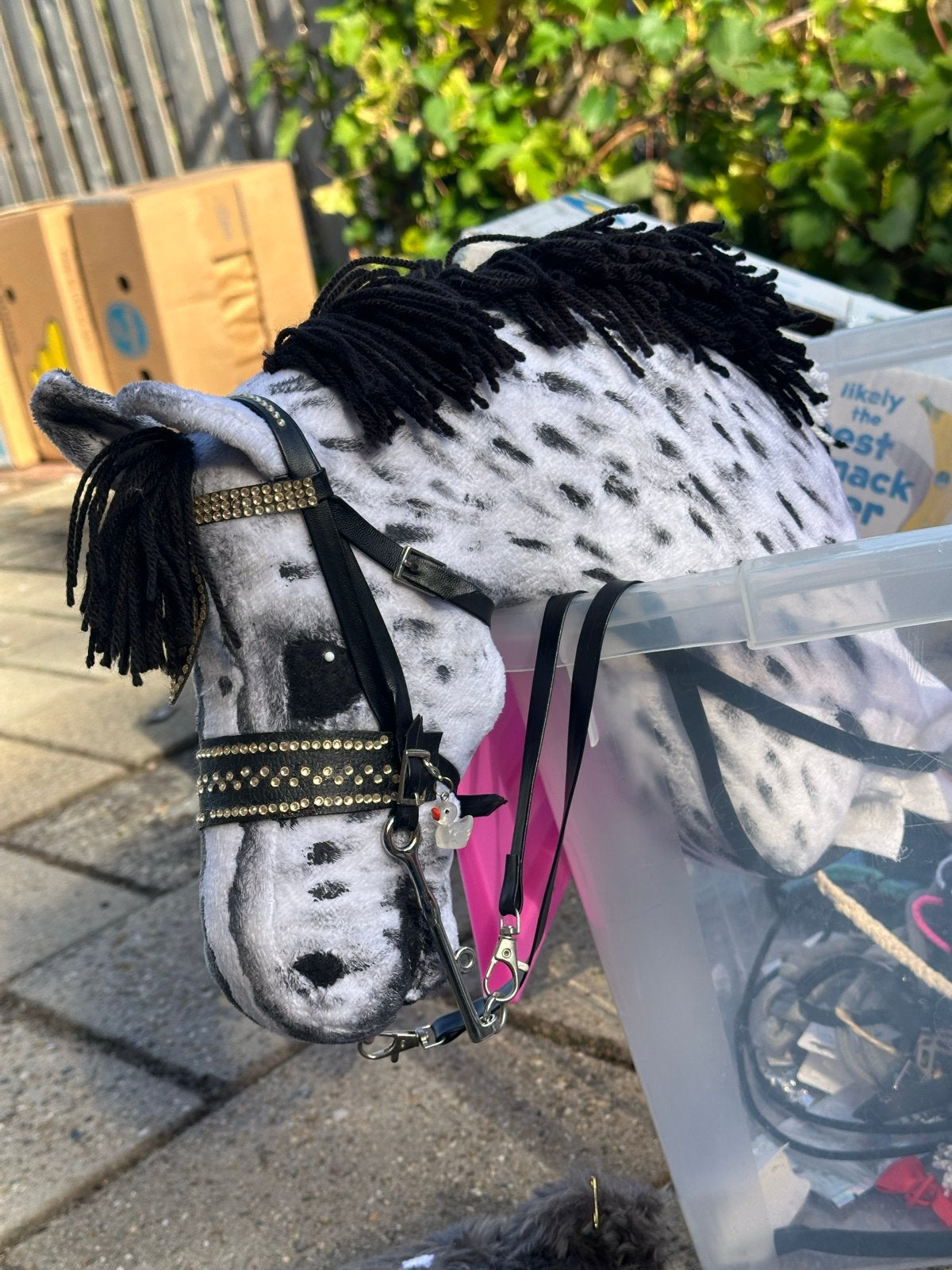 Hobby horses, stal en attributen, Ophalen of Verzenden, Gebruikt, Jongen of Meisje