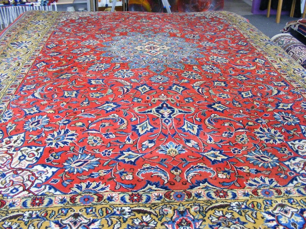 Handgeknoopt Perzisch  Tapijt  Tabriz, Iran Maat:2.12X3.16,M, Blauw, Verzenden, 200 cm of meer, Zo goed als nieuw