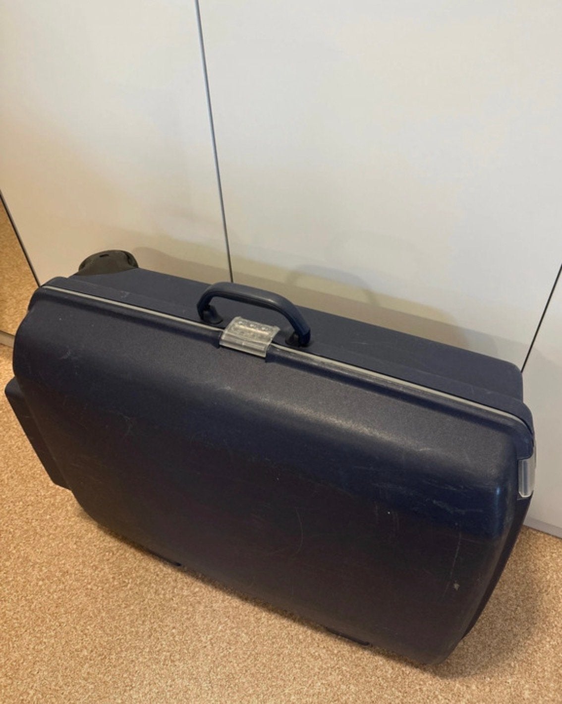 Samsonite Koffer Blauw Hard Case met Cijferslot, Ophalen, Gebruikt, Hard kunststof, Slot