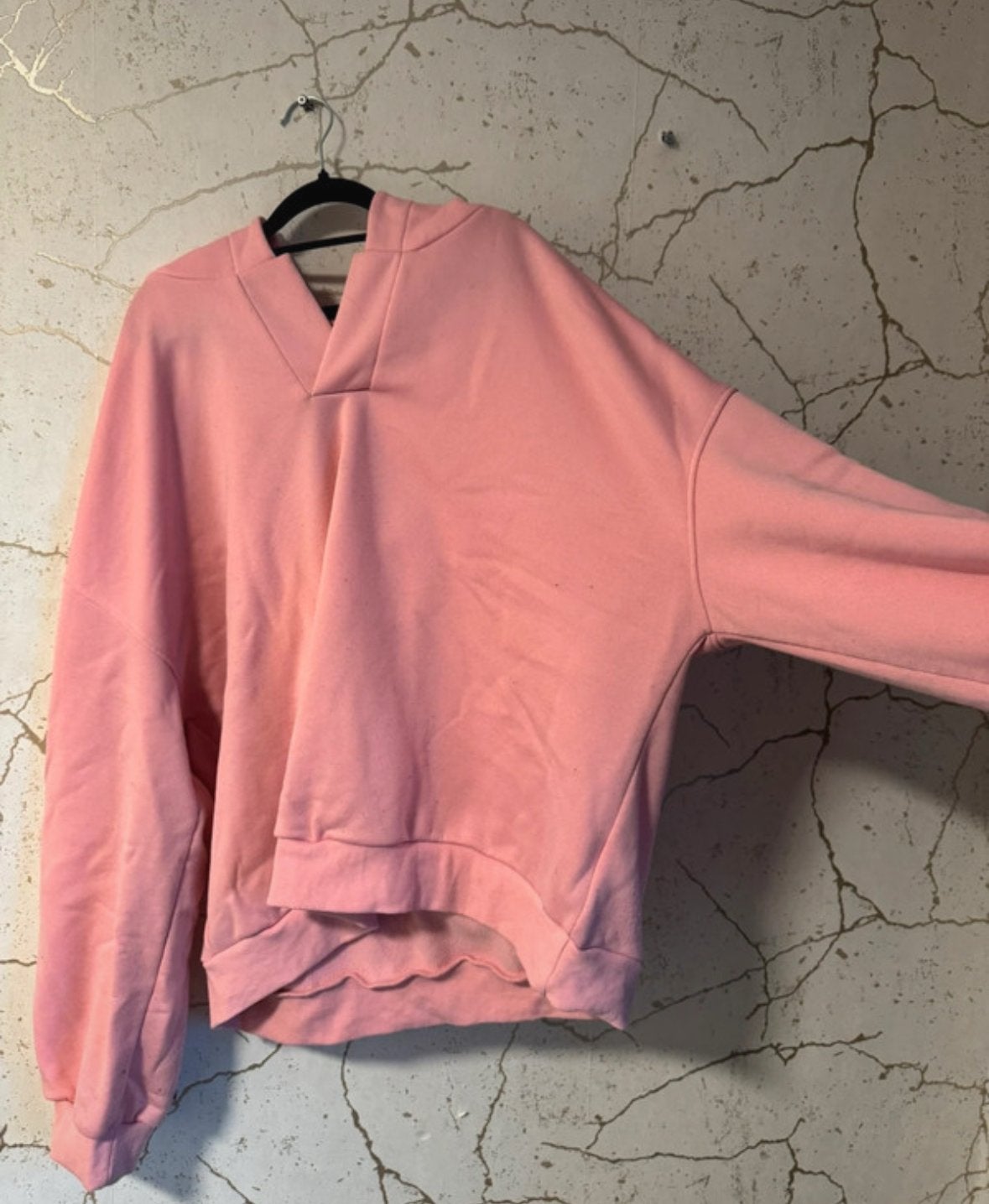 Roze oversized hoodie - Maat 4XL, Kleding | Dames, Truien en Vesten, Verzenden, Zo goed als nieuw, Maat 46/48 (XL) of groter, Roze
