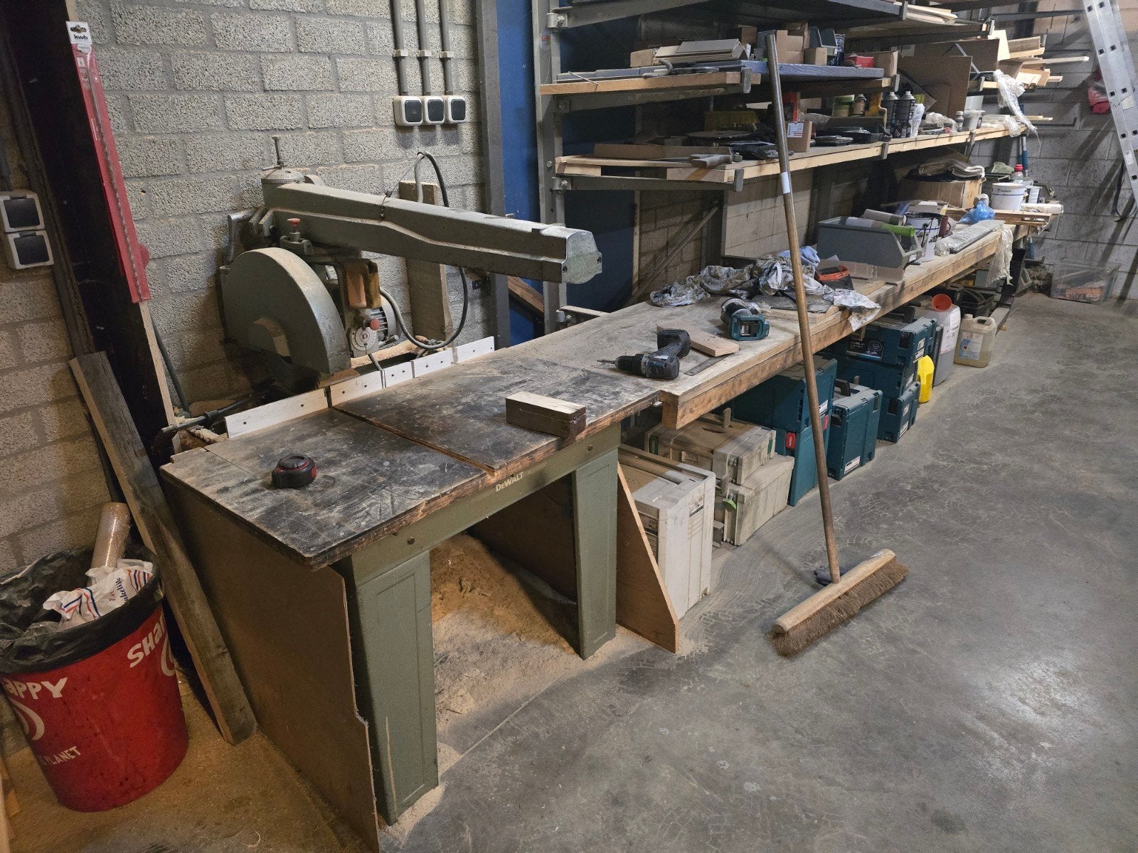 Dewalt, Danckaert, Beuving, Metabo houtbewerkingmachines, Gebruikt, 70 mm of meer, Ophalen of Verzenden, Afkortzaag