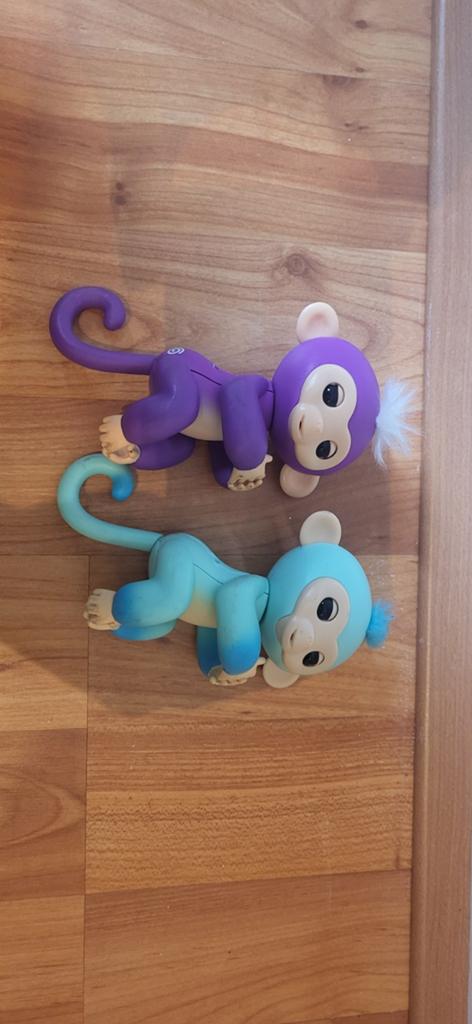 2 Interactieve Fingerlings Aapjes - Paars & Blauw, Ophalen of Verzenden, Gebruikt, Jongen of Meisje