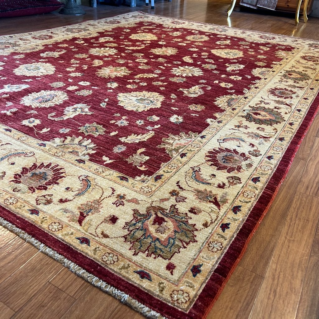 ziegler tapijt - 280 x 213 cm – vloerkleed - Gratis bezorgd, TTM Wonen, Meubels – (Perzische) Tapijten en Woonaccessoires, Geel