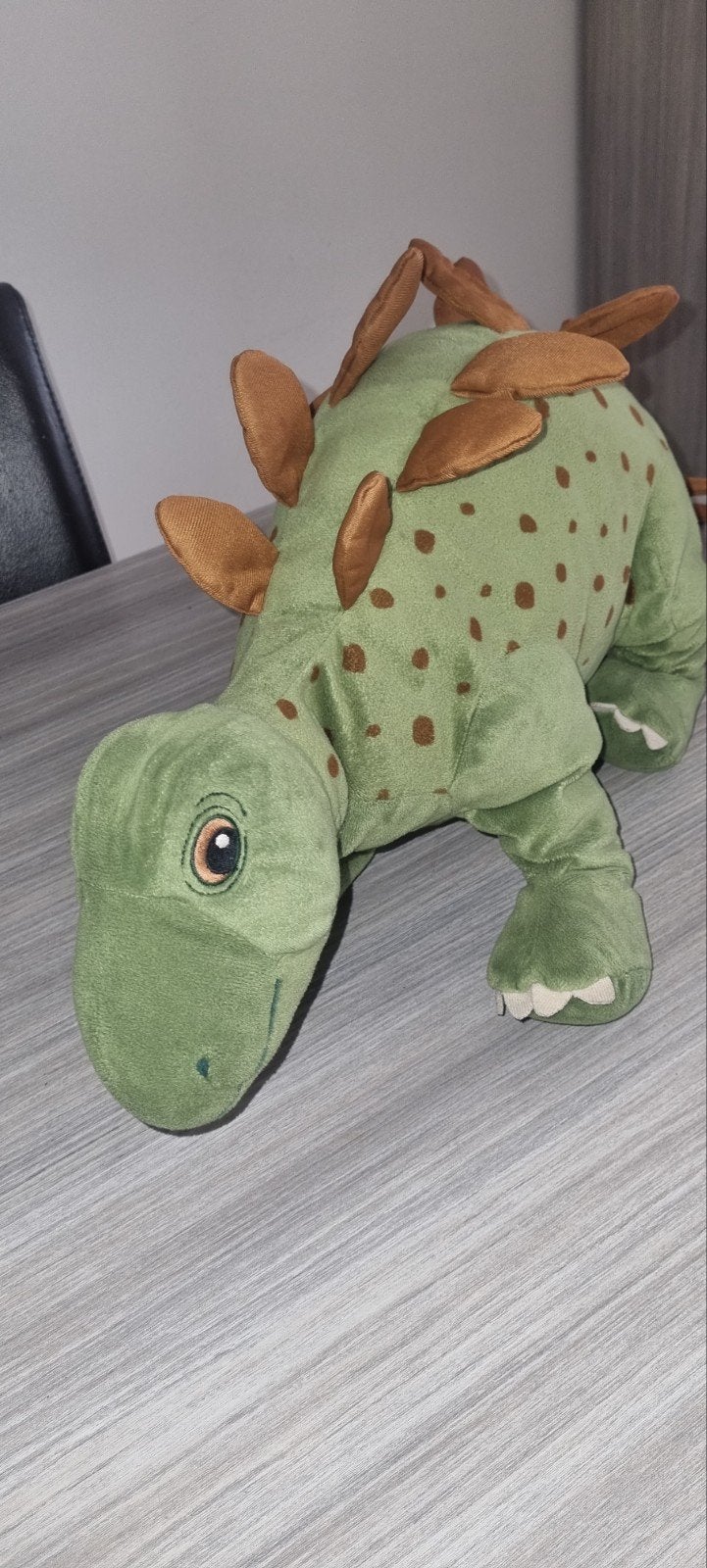 Ideaal Jattelik dinosaurus knuffel, Groen, Ophalen of Verzenden, Zo goed als nieuw, Middelgroot (20 tot 80 cm)