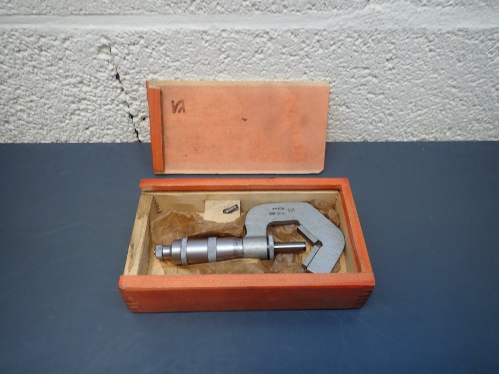 V-aambeeld micrometer 5-25mm , V Aambeeld schroefmaat.., Niet ingevuld, Gebruikt, Afstand, Niet ingevuld