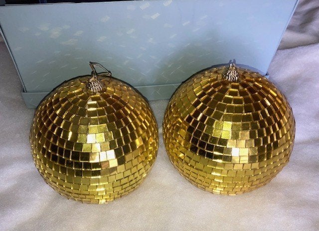 Kerstbal  spiegelbol, Ophalen of Verzenden, Gebruikt