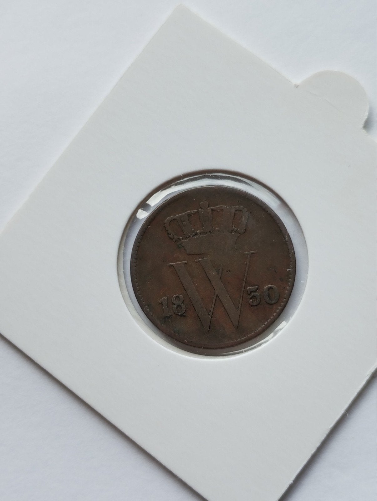 Schaarse cent 1830 Willem I, Postzegels en Munten, Verzenden, Koning Willem I, 1 cent, Losse munt