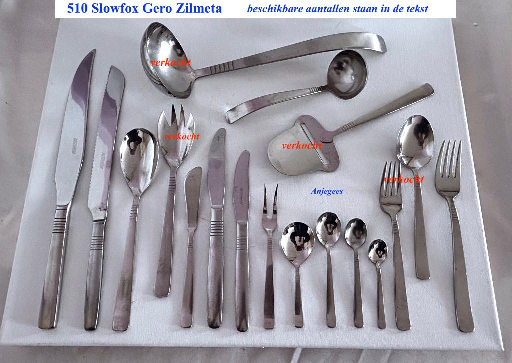 Teab 26 in 1 koop ÓF Per Stuk Slowfox 510 Gero Zilmeta - rvs, Ophalen