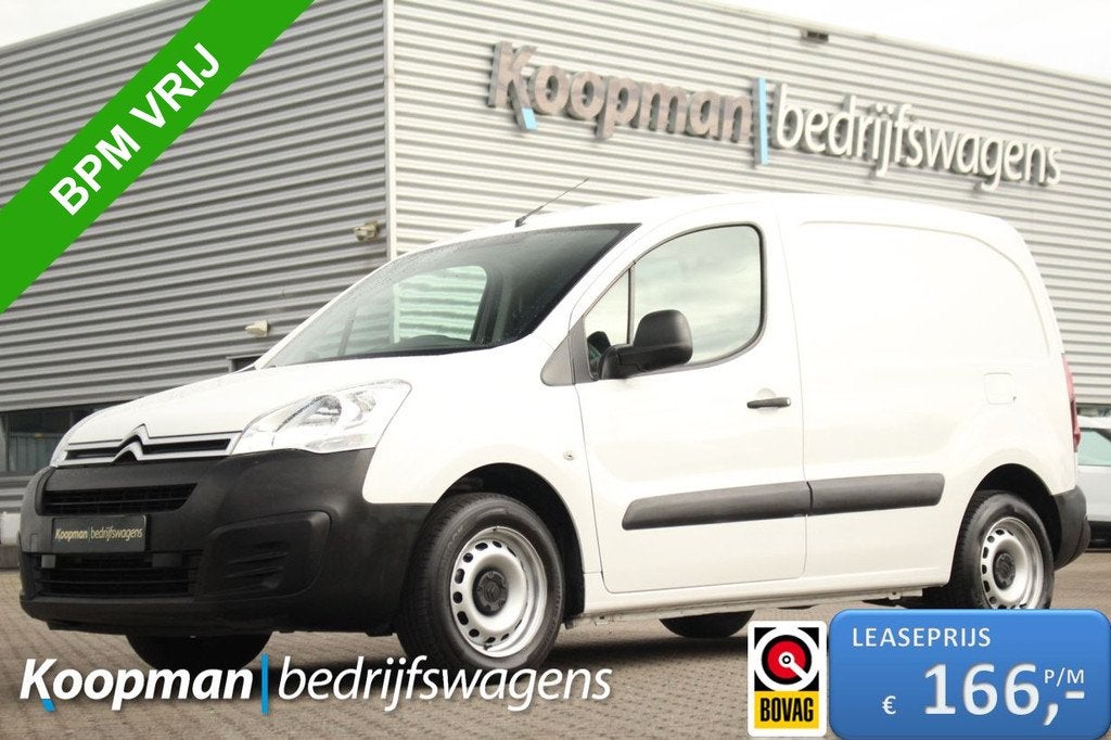 Citroën Berlingo 1.6 BlueHDI 75pk Club | Airco | PDC Achter, Voorwielaandrijving, 4 cilinders, Citroën, Bedrijf