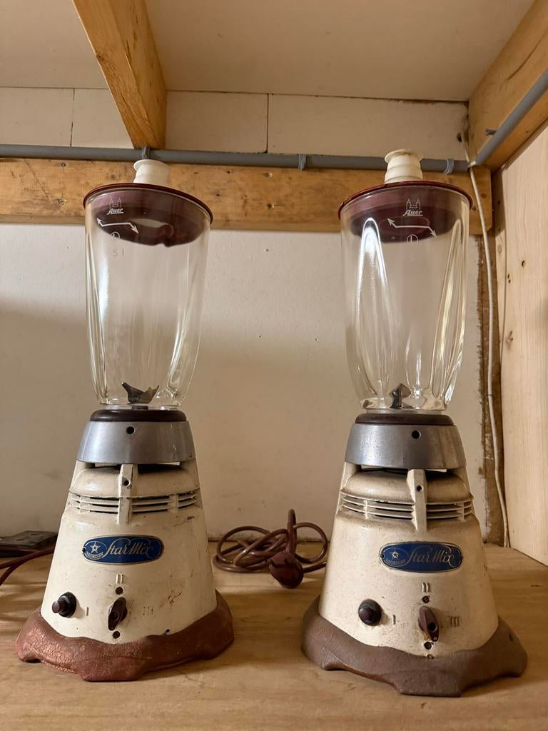 2 Antieke Star Mix Blenders/Mixers Jaren '50/'60, Ophalen, Gebruikt, Blender
