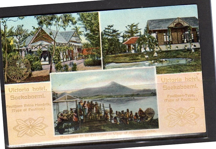 Ned Indië Victoria Hotel, Pavillon Prins Hendrik, SOEKABOEMI, Ophalen of Verzenden, Voor 1920, Frankrijk