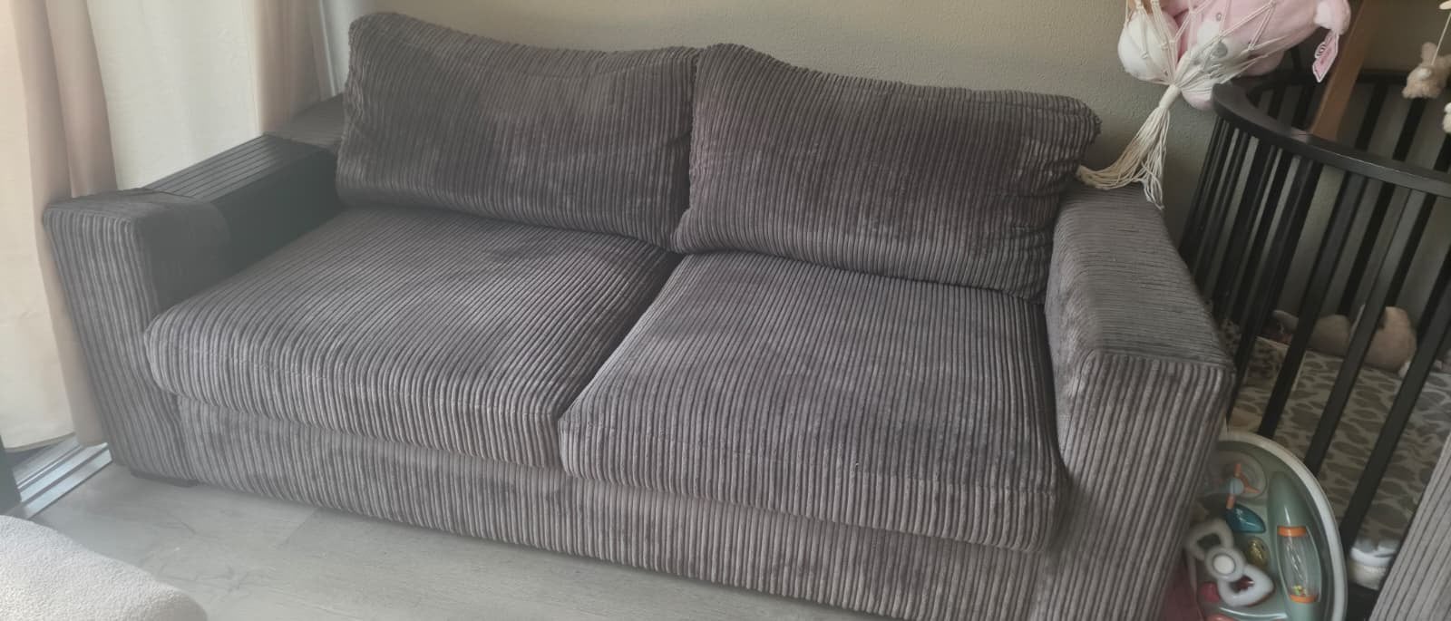 twee identieke, heerlijk comfortabele banken van UrbanSofa., Ophalen, Gebruikt, 100 tot 125 cm, Driepersoons