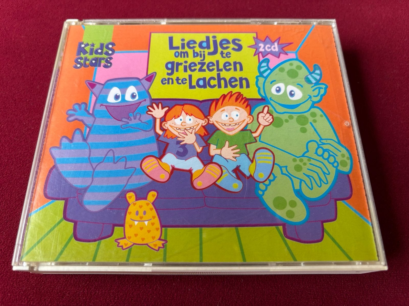 Kids Stars - 2 cd-box - Liedjes om te griezelen en te lachen, Cd's en Dvd's, Cd's | Kinderen en Jeugd, Boxset, Inclusief doosje