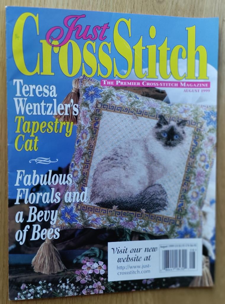 Borduurtijdschrift Just Cross Stitch, Hobby en Vrije tijd, Ophalen of Verzenden, Zo goed als nieuw, Handborduren, Patroon