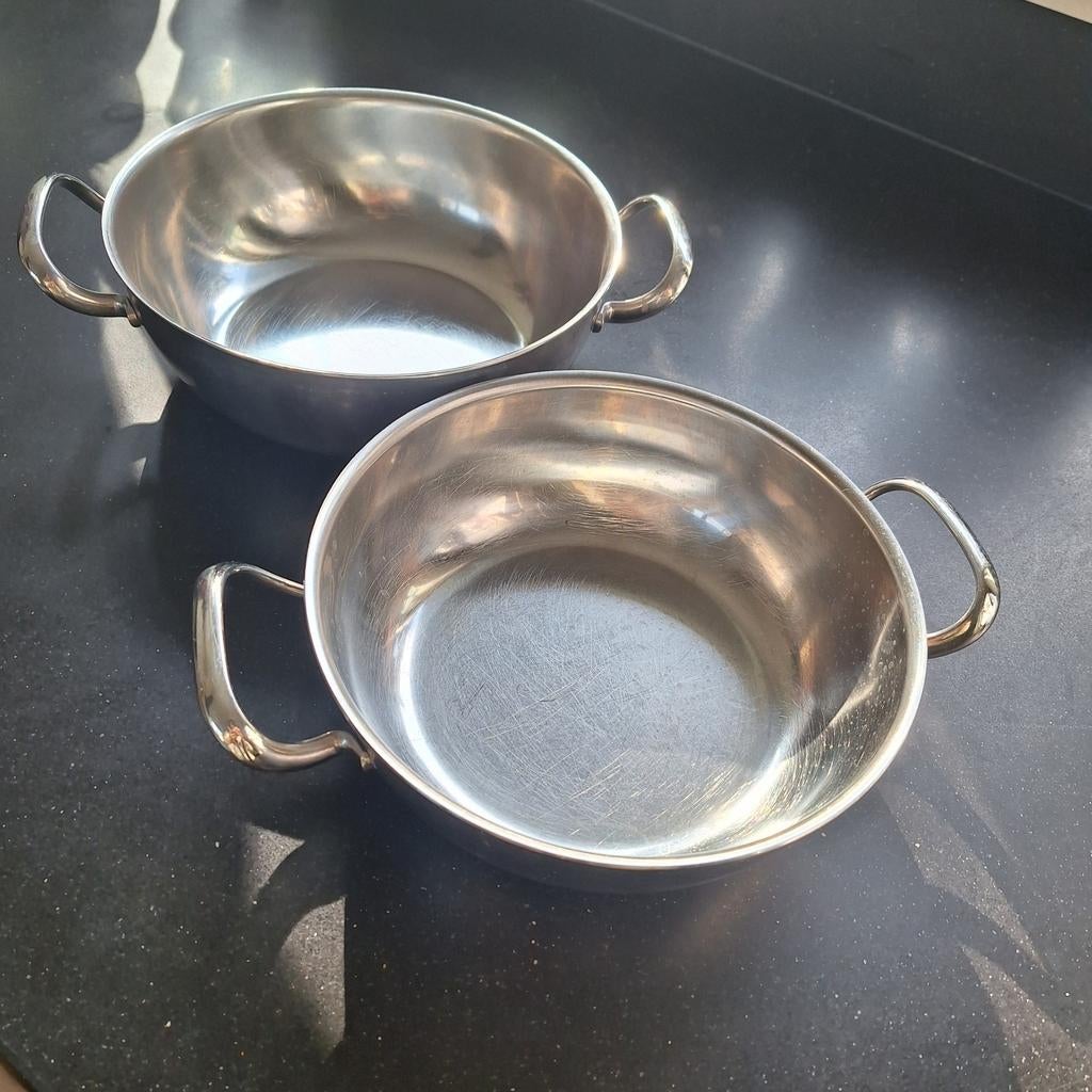 Alfra alessi pannen, Ophalen of Verzenden, Rvs, Pannenset