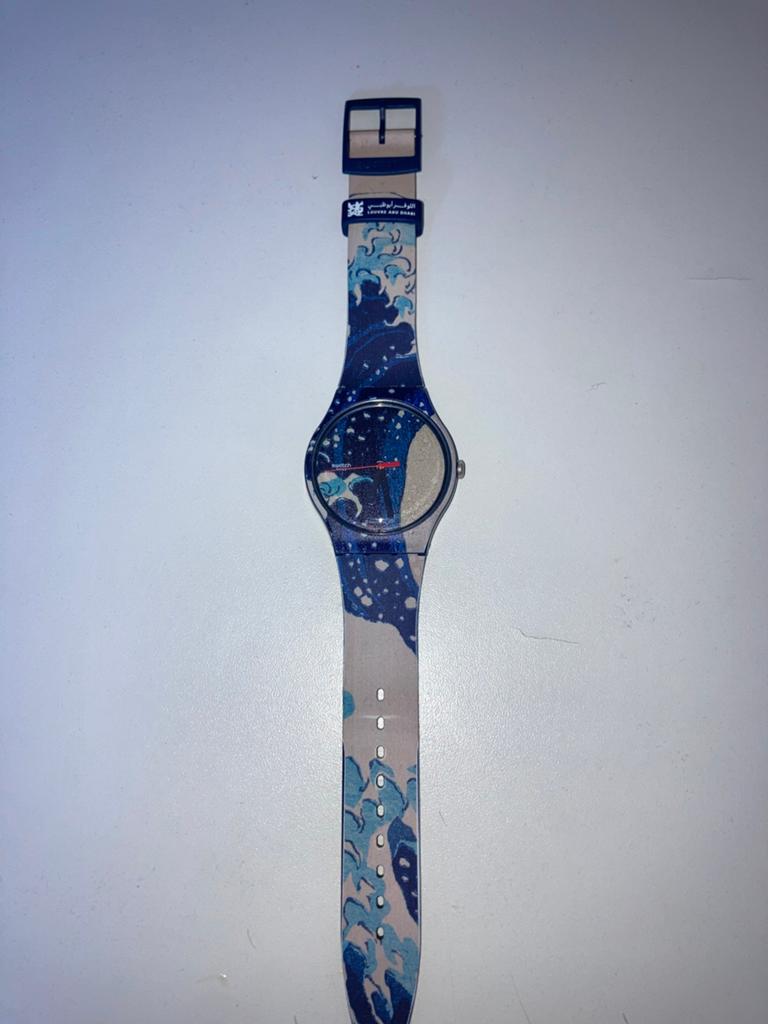 Swatch Horloge Hokusai, Kunststof, Gebruikt, Polshorloge, Swatch