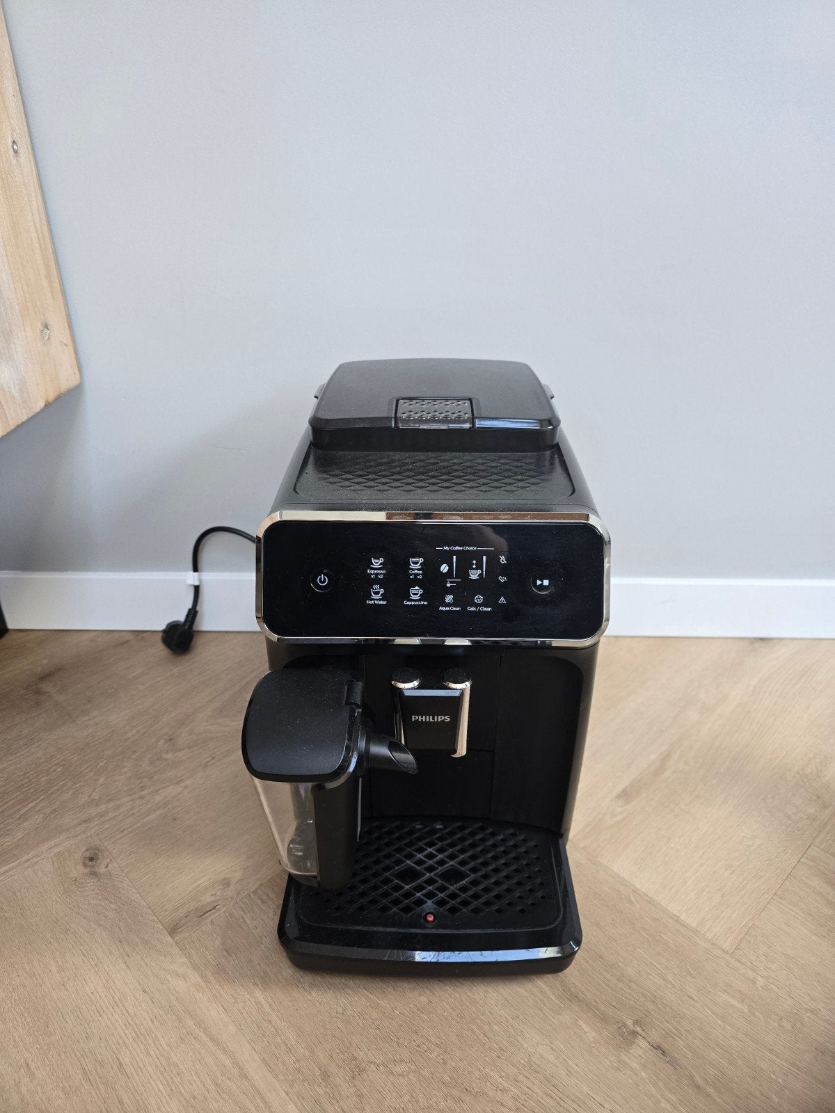 Philips bonen koffiezetapparaat, Koffiemachine, 2 tot 4 kopjes, Afneembaar waterreservoir, Koffiebonen