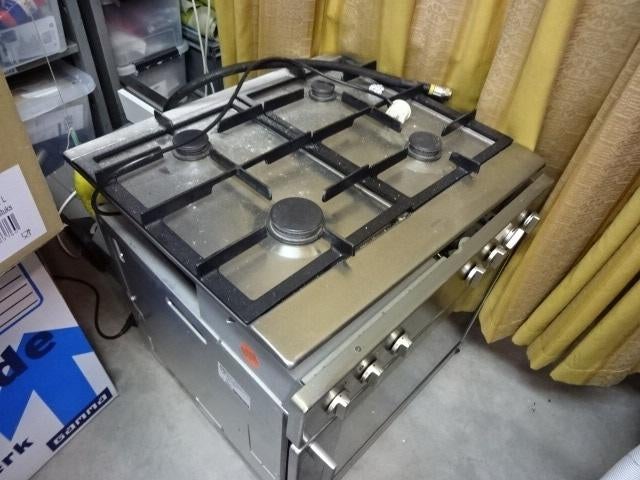 Atag elektro oven met inbouw kookplaat, Witgoed en Apparatuur, Ovens, Ophalen, Gebruikt, Hete lucht, 60 cm of meer