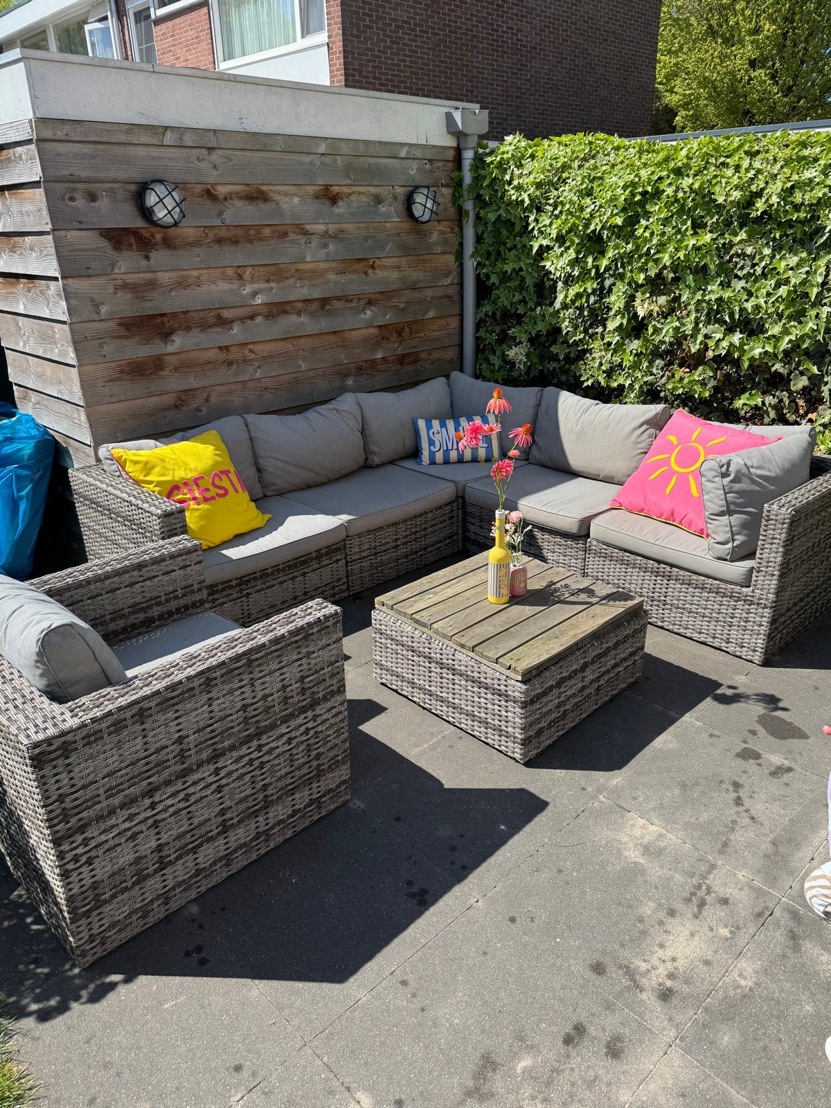 Loungeset Bois Le Duc - Gebruikt met vlekken en verkleuringe, Huis en Inrichting, Ophalen of Verzenden, Gebruikt