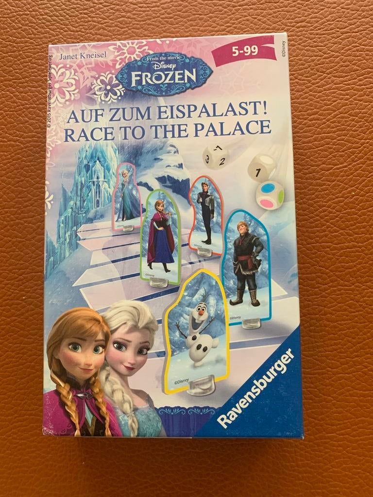 Disney Frozen: Race to the Palace Bordspel Ravensburger, Drie of vier spelers, Ophalen of Verzenden, Zo goed als nieuw