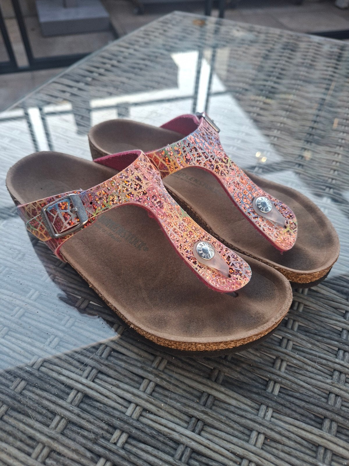 Birkenstock slippers maat 34 - Kleurrijk en comfortabel, Ophalen