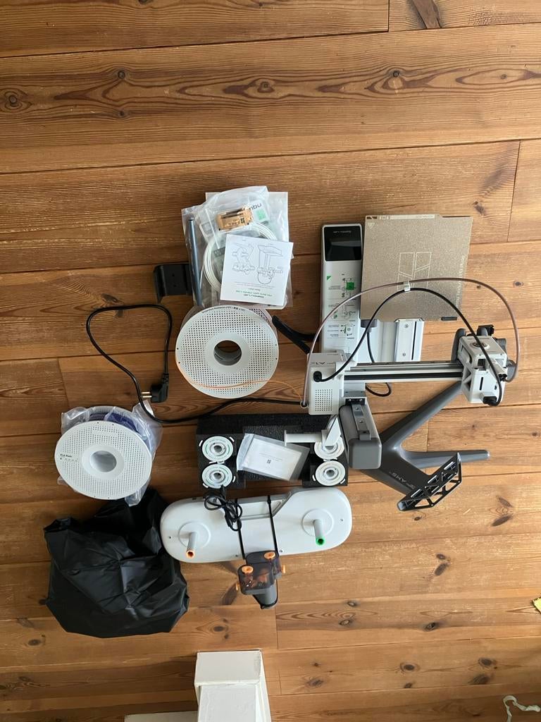 Bambu Lab A1 mini met AMS lite, filament, stofhoes, Computers en Software, 3D Printers, Zo goed als nieuw, Filament, Ingebouwde Wi-Fi