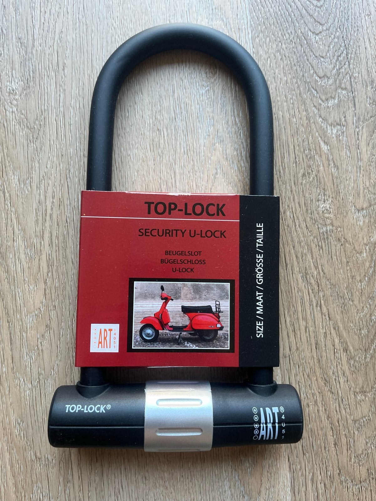 Top Lock Beugelslot ART 4 - Scooter/Motor (Nieuw in verpakki, Ophalen of Verzenden, Nieuw