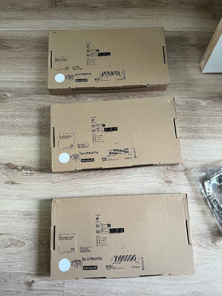 IKEA Utrusta planken en scharnieren, Ophalen of Verzenden, Nieuw, 250 mm of meer, Overige typen