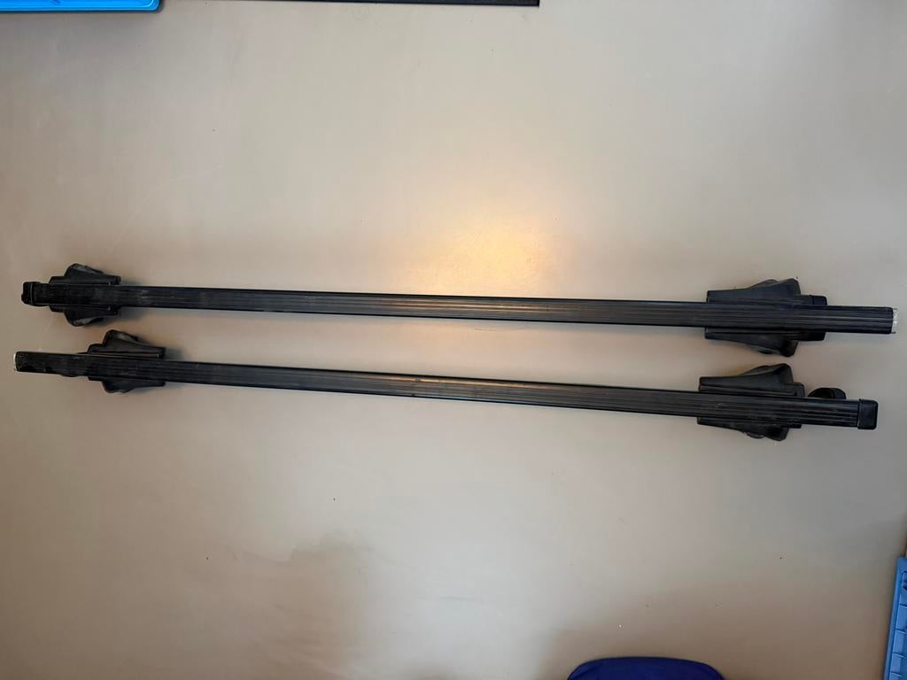 Thule Squarebar Evo dakdragers 120 cm, Auto diversen, Dakdragers, Gebruikt, Ophalen