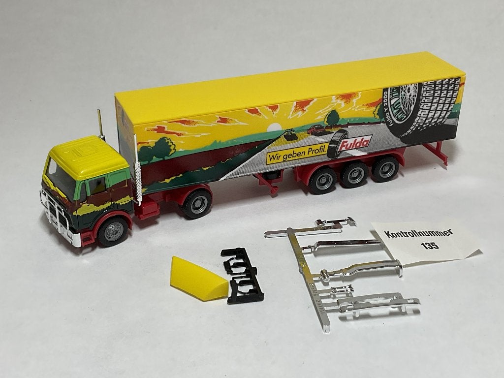 Herpa Fulda Promotie truck MB NG  1:87, Ophalen of Verzenden, Nieuw, Bus of Vrachtwagen, Herpa