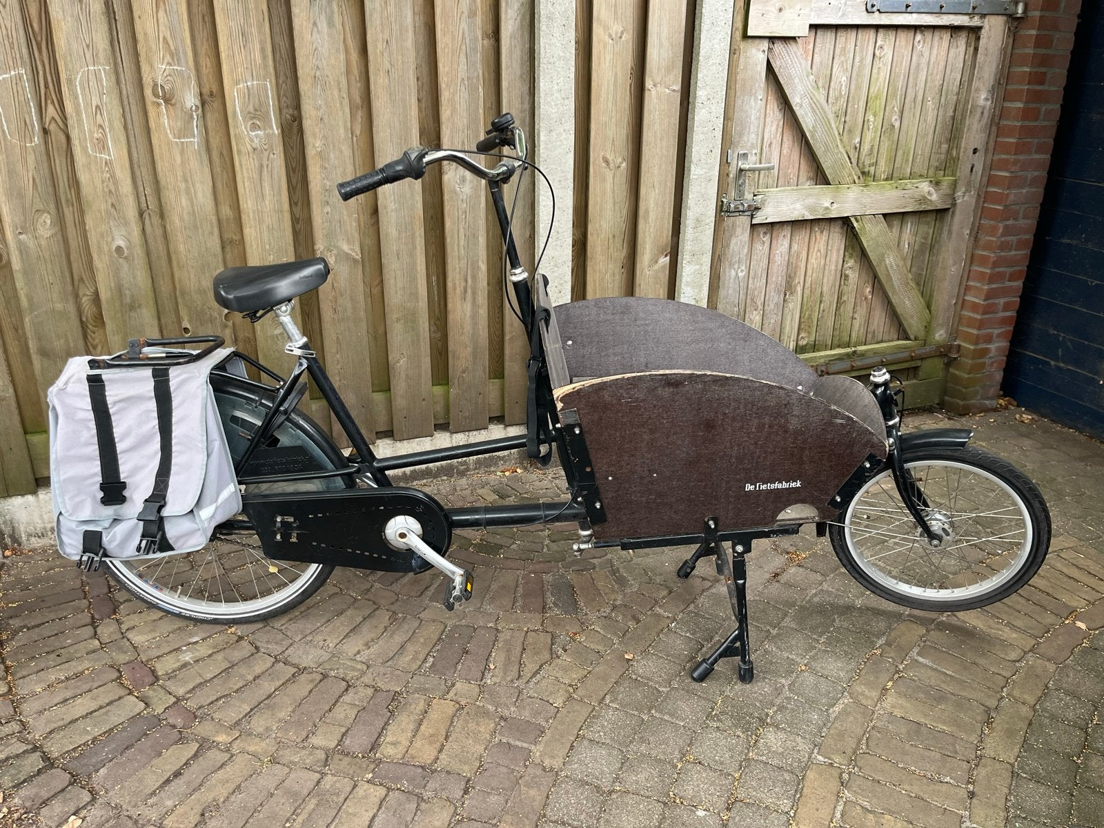 Bakfiets De Fietsfabriek - Ideaal voor kinderen/goederen, Fietsen en Brommers, Fietsen | Bakfietsen, Ophalen, Gebruikt, 2 kinderen